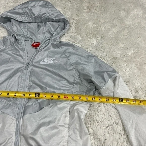 Nike Womens Windrunner Track Jacket Platinum/White Size Small EUC - Picture 6 of 15